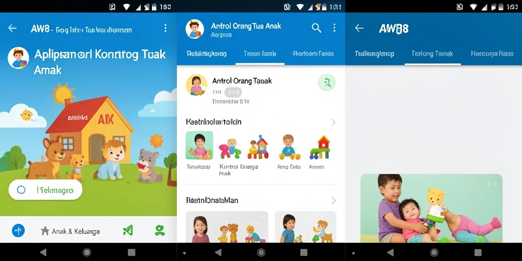 Tampilan antarmuka <strong>AW8</strong> yang ramah pengguna dan fitur kontrol yang efektif.