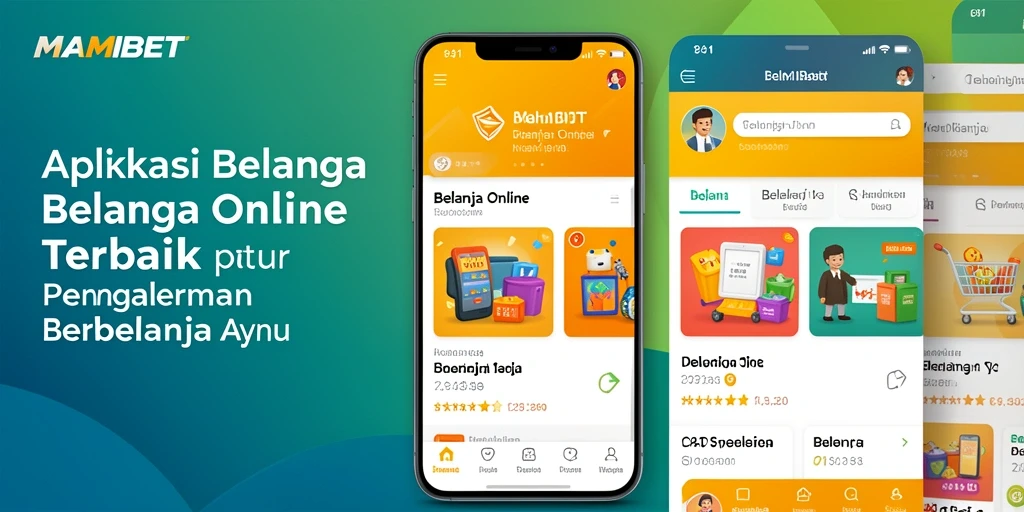Antarmuka MAMIBET yang menarik dan fungsional untuk belanja online.