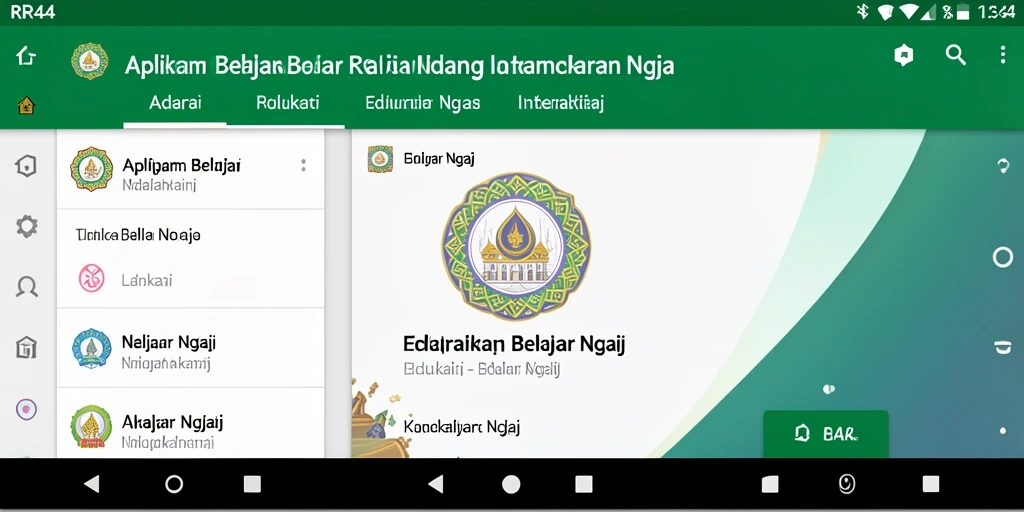 Tampilan antarmuka pengguna yang bersih dan fungsional.