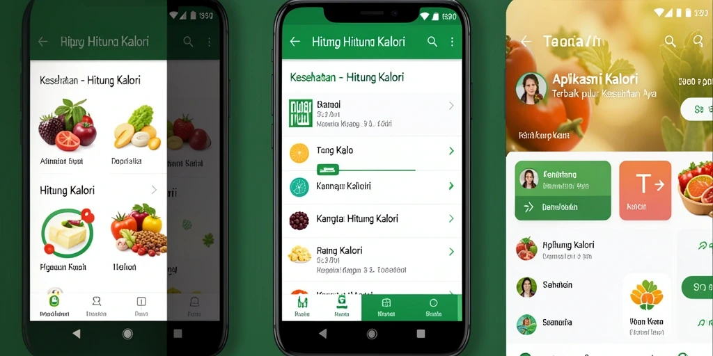 Tampilan antarmuka S80 yang sederhana dan informatif untuk Hitung Kalori.