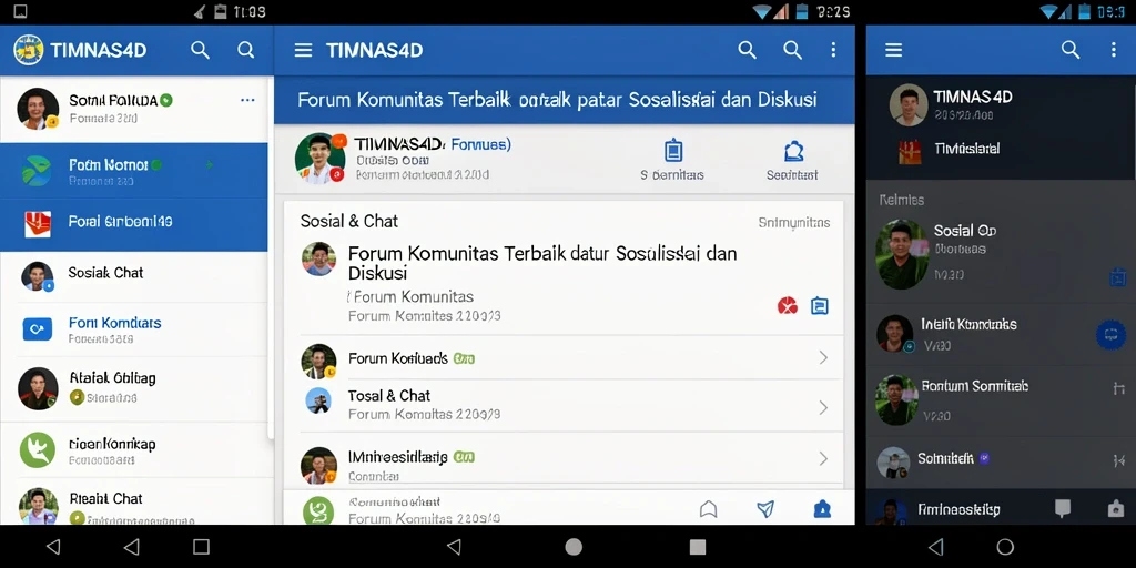 Tampilan antarmuka modern TIMNAS4D yang user-friendly