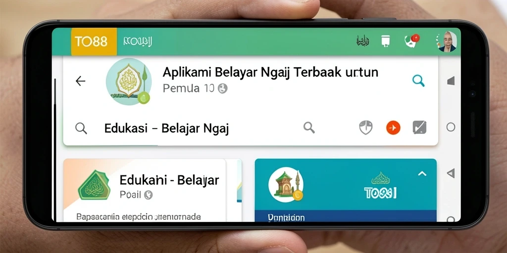 Antarmuka TO88 dengan fitur belajar ngaji yang menarik.